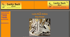 Desktop Screenshot of luckybuckantlers.com